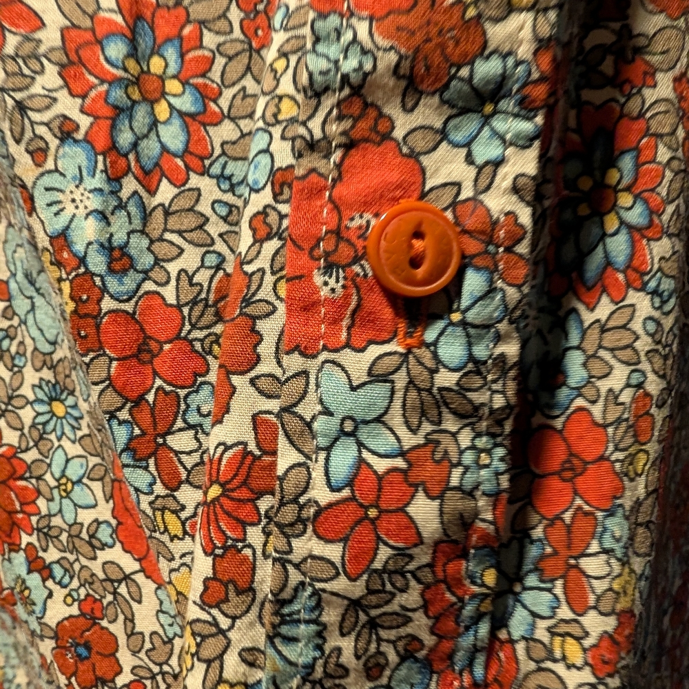 RVCA Men's Floral Shirt - Multicolor Small - Picture 5 of 8